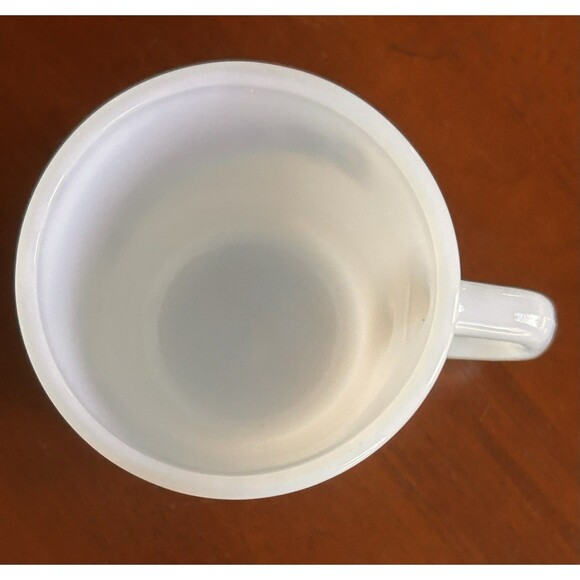 Termocrisa Mexico MCM White Milk Glass Coffee Mug Grandpa w/ Sweet Saying - Picture 3 of 4